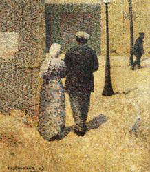 Charles Angrand Couple in the Street